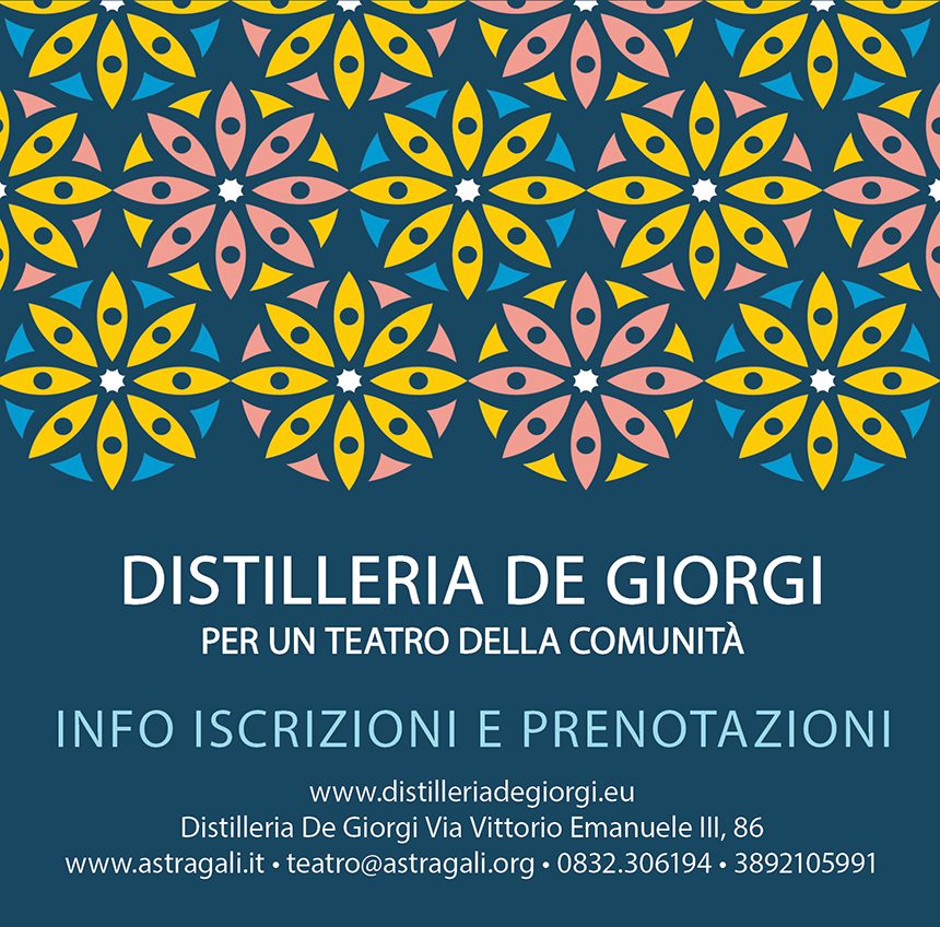 Calendario Distilleria De Giorgi ottobre/dicembre 2019